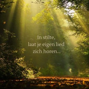 Ik zing mijn eigen lied